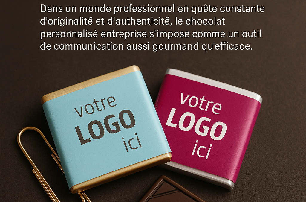 Chocolat personnalisé entreprise : le cadeau d&rsquo;affaires qui fait la différence