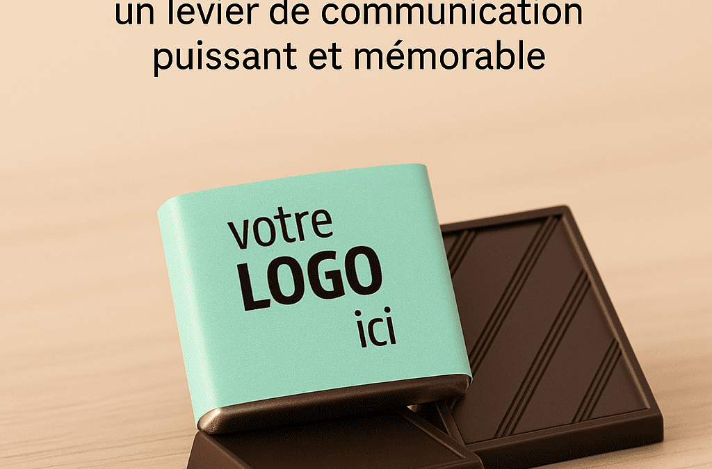 Chocolat logoté : levier de communication n° 1